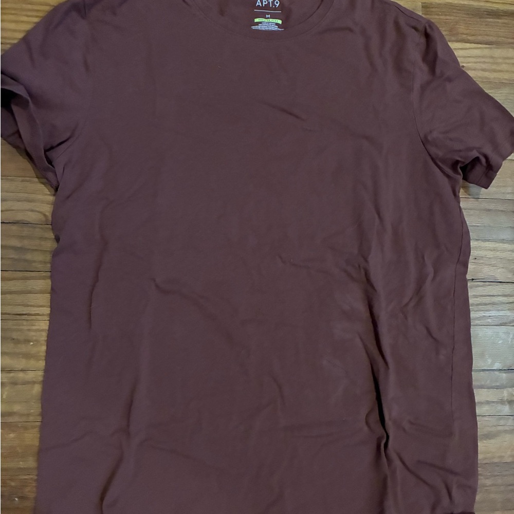 Apt. 9 Men's Dark Brown Short Sleeve Tee